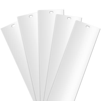 5 Pcs 82.5" Vertical Replacement Blinds Pvc Vertical Blinds Replacement Slats Parts For Sliding Glass Door Patio Door Window