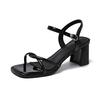 Fashion Designer Summer Thick High Heel Women Sandals Fashion Ladies Outdoor Party Dress Gladiator Sandalias