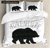 Adventure Duvet Cover Set Wilderness Themed Duvet Cover Set Bedclothes Double Queen King Size Polyester Bedding Set Pillowcase