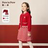 PawinPaw Girls' Cartoon Bear Knitted Skirt Set