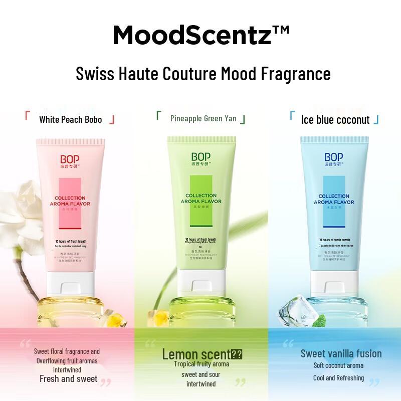 bop Scented Fresh Toothpaste Triple Pack