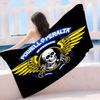 Asciugamani da Spiaggia Grandi in Microfibra con Logo Classico P-Powell P-Peralta Asciugamano ad Asciugatura Rapida Asciugamani da Spiaggia Sabbiosa Asciugamano da Piscina Per Viaggio Nuoto Yoga