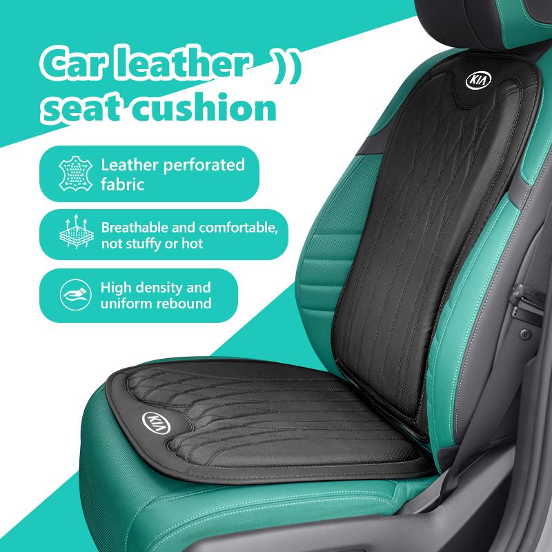 AXADSN1 Car Seat Driver Leather Anti-slip Breathable Cushion Pad For KIA K5 K2 Rio Optima Sportage Venga Sorento Stonic Forte