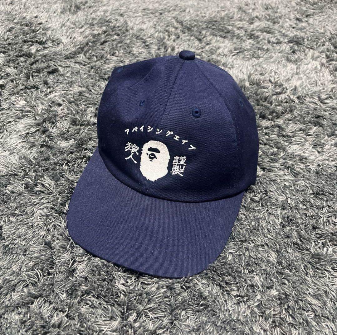 

[USED] BAPE A Bathing Ape Cap Navy