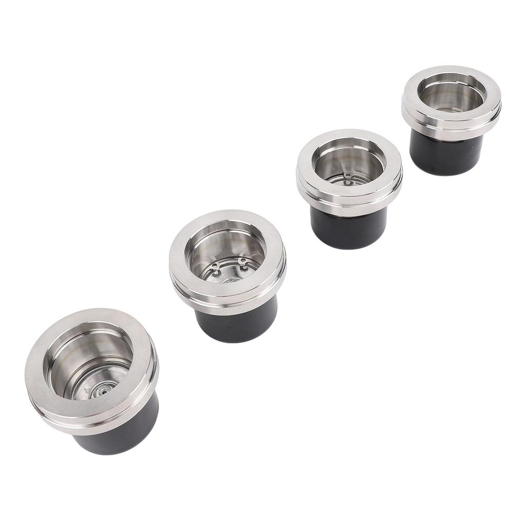 4Pcs Boat Trailer Bearing Protector Cap with Dust Cover 2.717 Inch Stainless Steel Enhanced Shield Bearing Protector