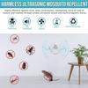 Répulsif anti-insectes à ultrasons, lot de 4 répulsifs électroniques d'intérieur pour araignées, rats, cafards, moustiques, insectes, puces,
