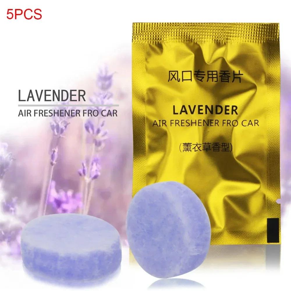 5Pcs/Pack Car Air Freshener For Car Vent Clip Perfume Replacement Solid Perfume Pills Car Styling Accessories Vent Air Freshener