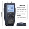 Wood Moisture Meter Digital Moisture Detector with Indicator Accurate Humidity Tester Hygrometer Timber Damp Detector