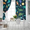 Animal Dinosaur Space Planet Windows Curtains for Living Room Child Bedroom Window Treatment Blinds Kitchen Curtains