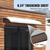 Window Door Awning Canopy 80" X 40", UPF 50+ Polycarbonate Entry Door Outdoor Window Awning Exterior, Front Door Overhang Awning for Sun Shutter, UV,