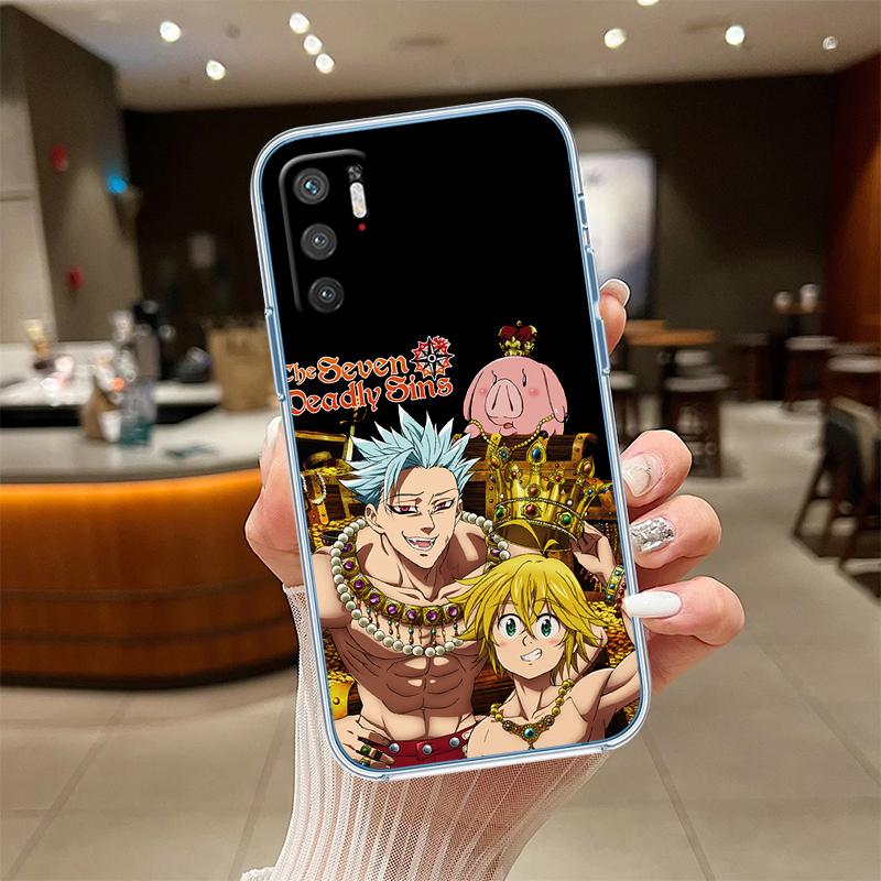 RE52 S-Seven D-Deadly Sin Transparent Phone Case for Samsung Galaxy A04 A04S A14 A23 A34 A54 M23 M33 M52 M53