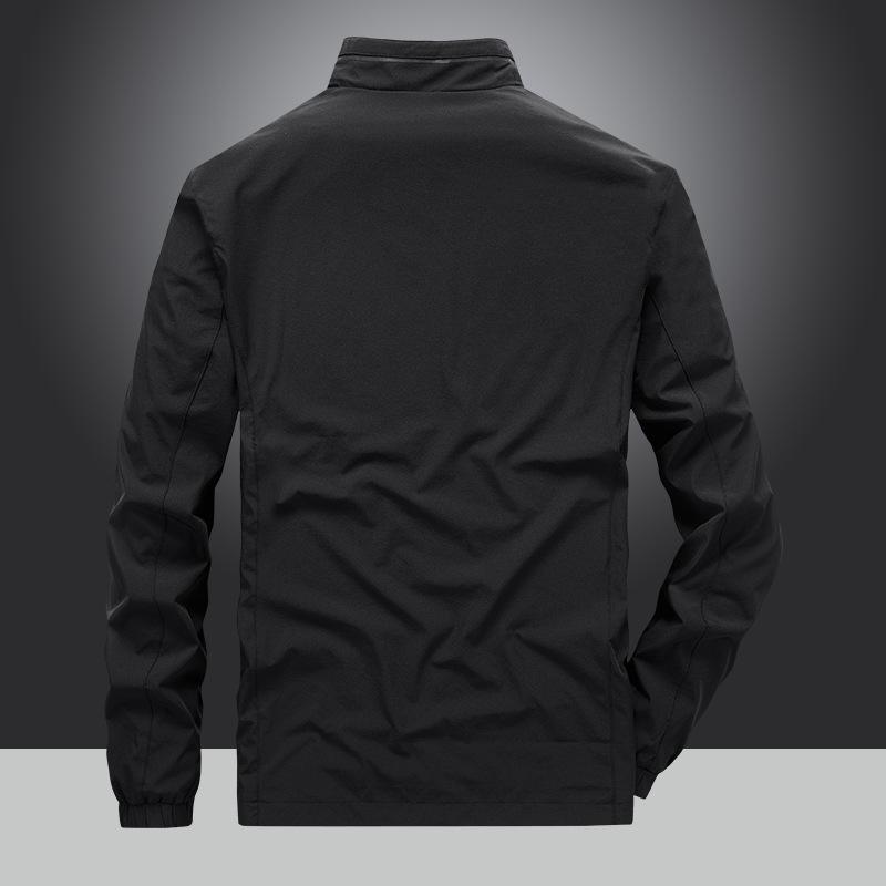 Giacche reversibili da uomo per primavera e autunno, nuove giacche casual da uomo, nuove giacche reversibili con collo alto