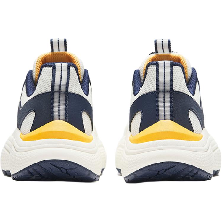 Anta Kids Mesh Fashion Comfortable Lightweight Shock Absorption Low Top Casual Shoes Kids Casual Shoes White Blue A12438801-1