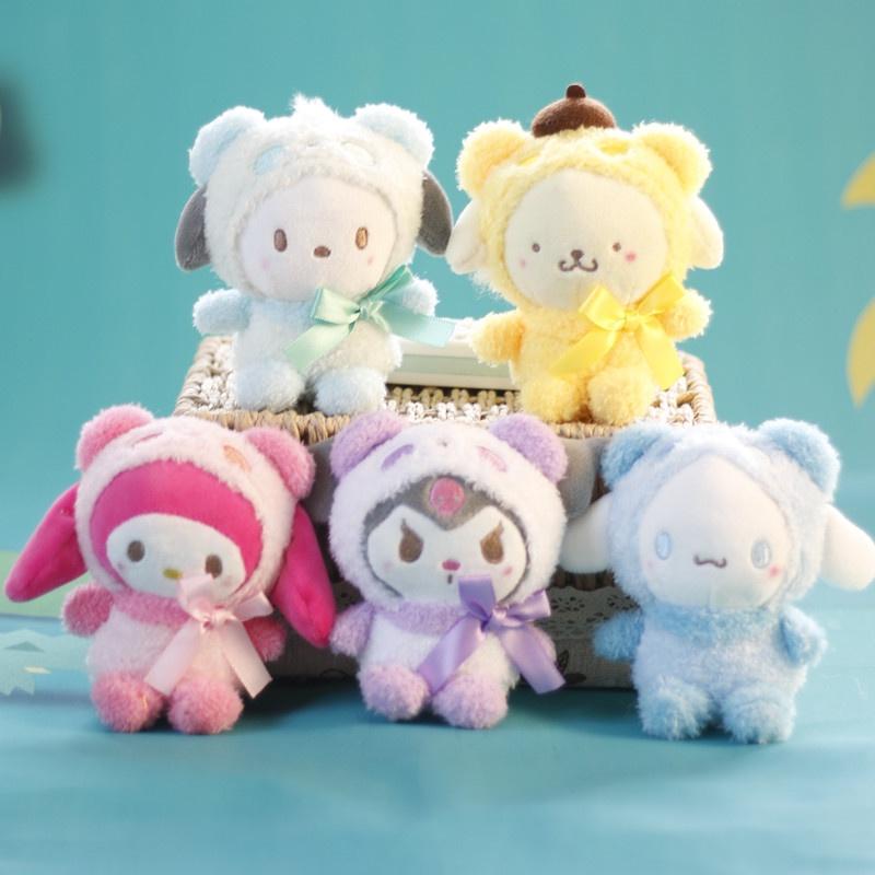 Sanrio Plush Toy Key Chain Soft And Cute Kuromi Design For Anime Fans