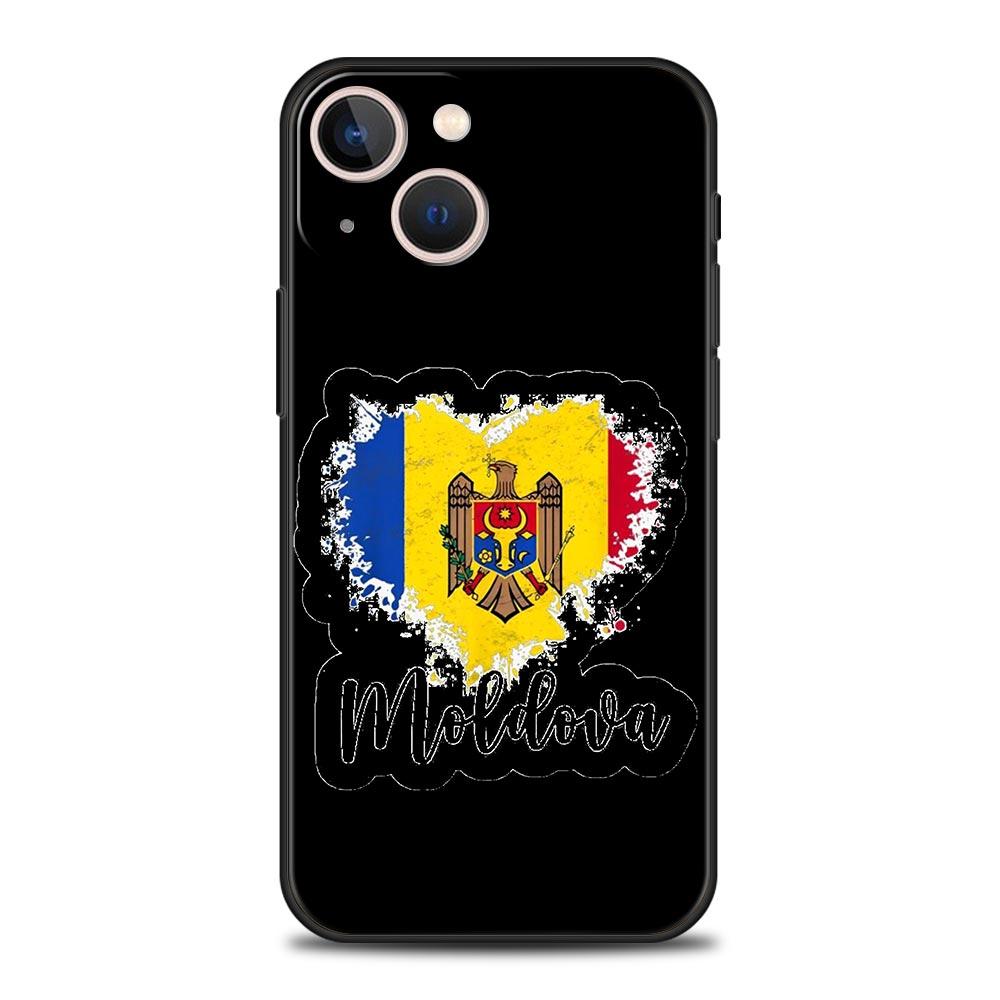 Moldova flag Phone Case For iPhone 16e 15 14 13 12 11 Pro Max XS X XR SE 7 8 Plus Shell iPhone 16 Soft TPU Cover