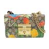 [Pre-Owned] Padlock Small Multicolor Coated Canvas Print Shoulder Bag - Good #YGP1KF