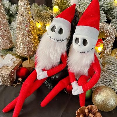 Merry Christmas Red Green Skull Face Doll 2025 Happy Halloween Day Home Holiday Decor Happy New Year Ghost Elf Doll Kid Gifts
