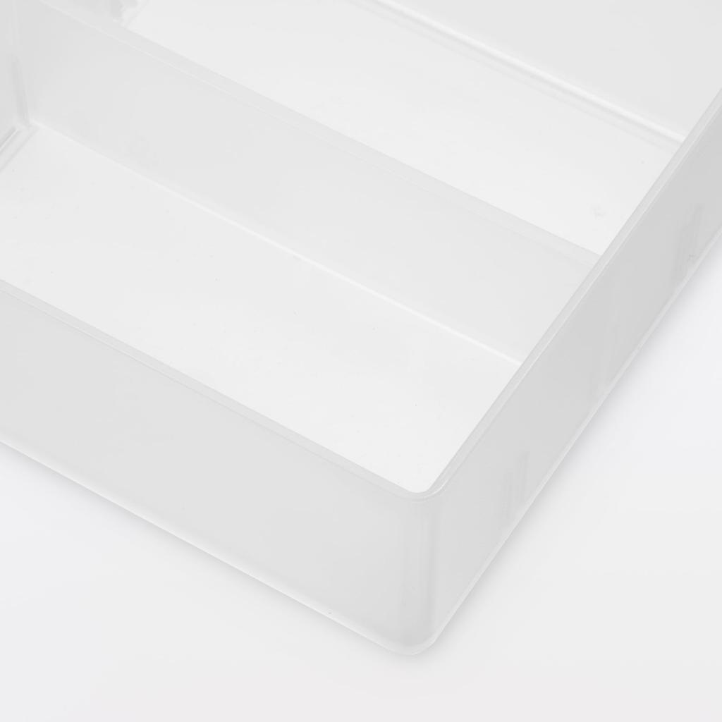 MUJI Polypropylene Desk Organizer Tray 100 X 100 X 40 76403203 1, Approx. Mm,