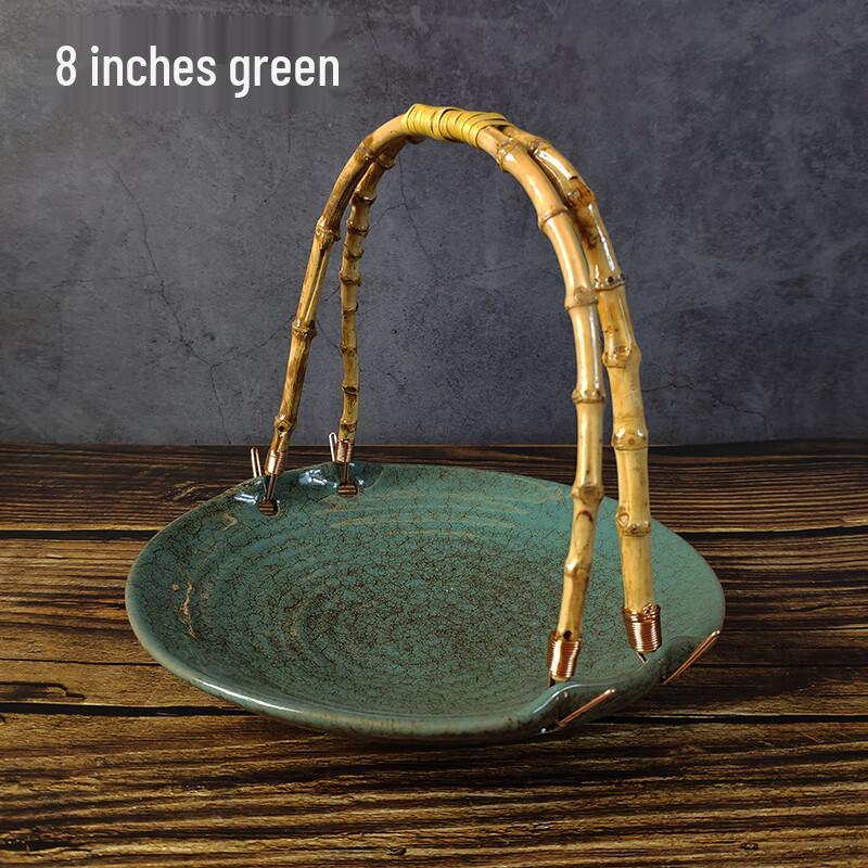 8-inch Green Melamine Serving Tray