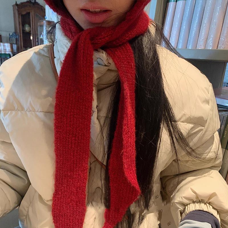 Autumn And Winter Balaclava Hat Children, Scarf One-Piece Hooded Shawl With Woolen Hat For Warmth, Ear Protection, And Neck Scarf