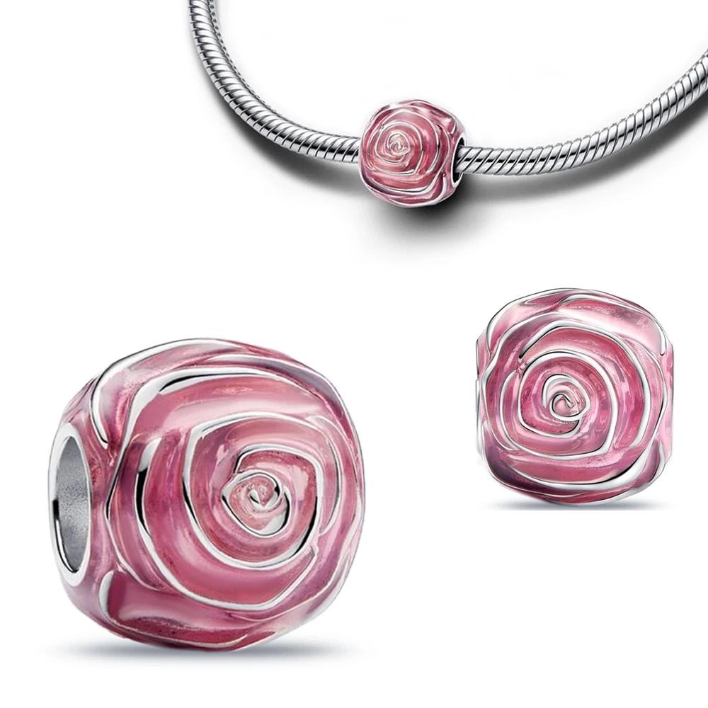 Newcopper Valentine'S Day Couple Dangle Pendant Beads Fit Original Charm Bracelet Women Diy Jewelry