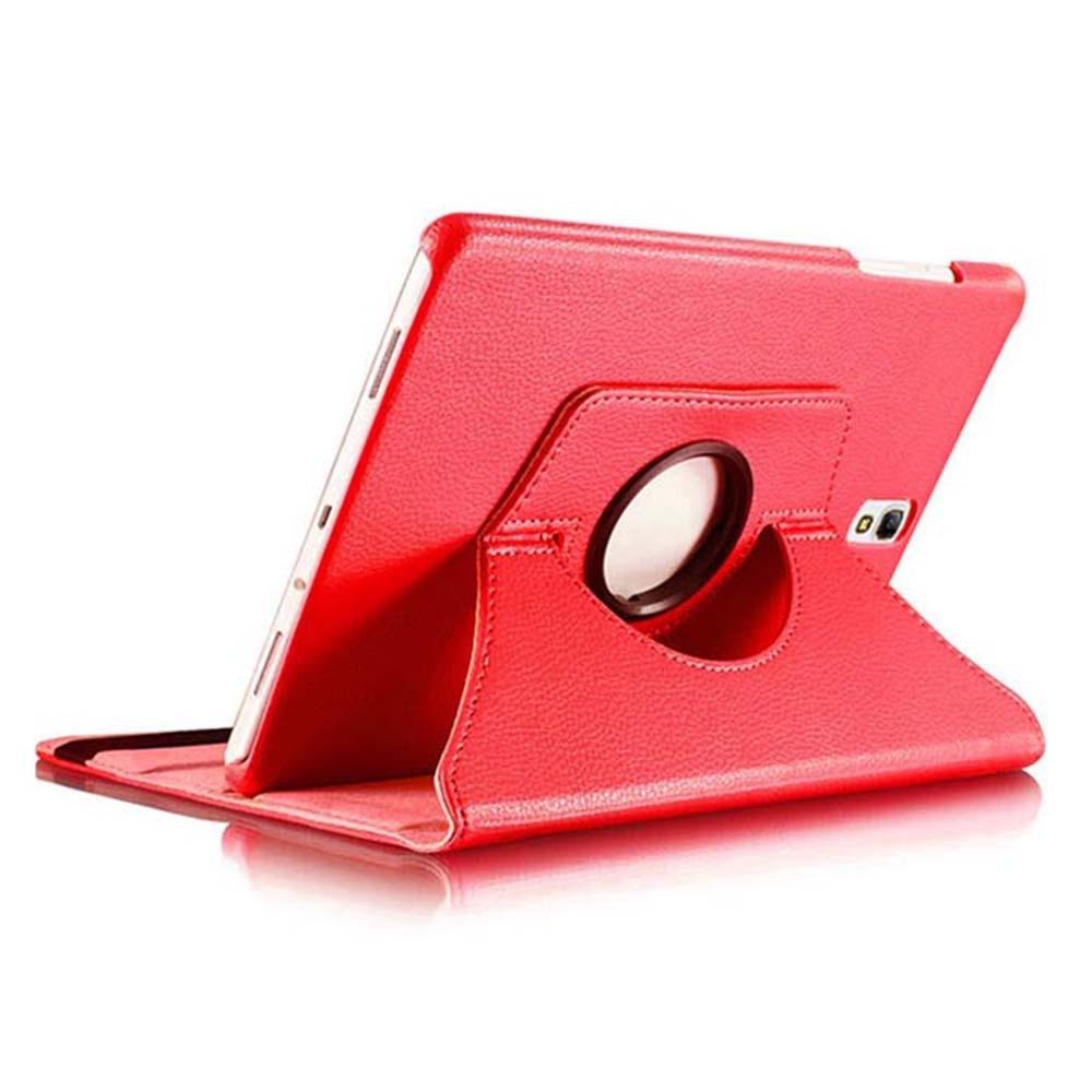 

For Samsung Galaxy Tab S3 97 Folio Flip Protective Cover With Magnetic Closure For Shockproof And Antiscratch Defense червоний