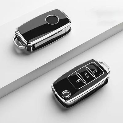 Tpu Car Key Case Cover Protection For Volkswagen Vw Polo Golf Passat Tiguan Beetle Caddy T5 Up Eos Skoda Octavia Seat Leon Altea