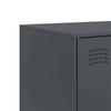 Sideboard Anthracite 67 X 39 X 107 Cm Steel