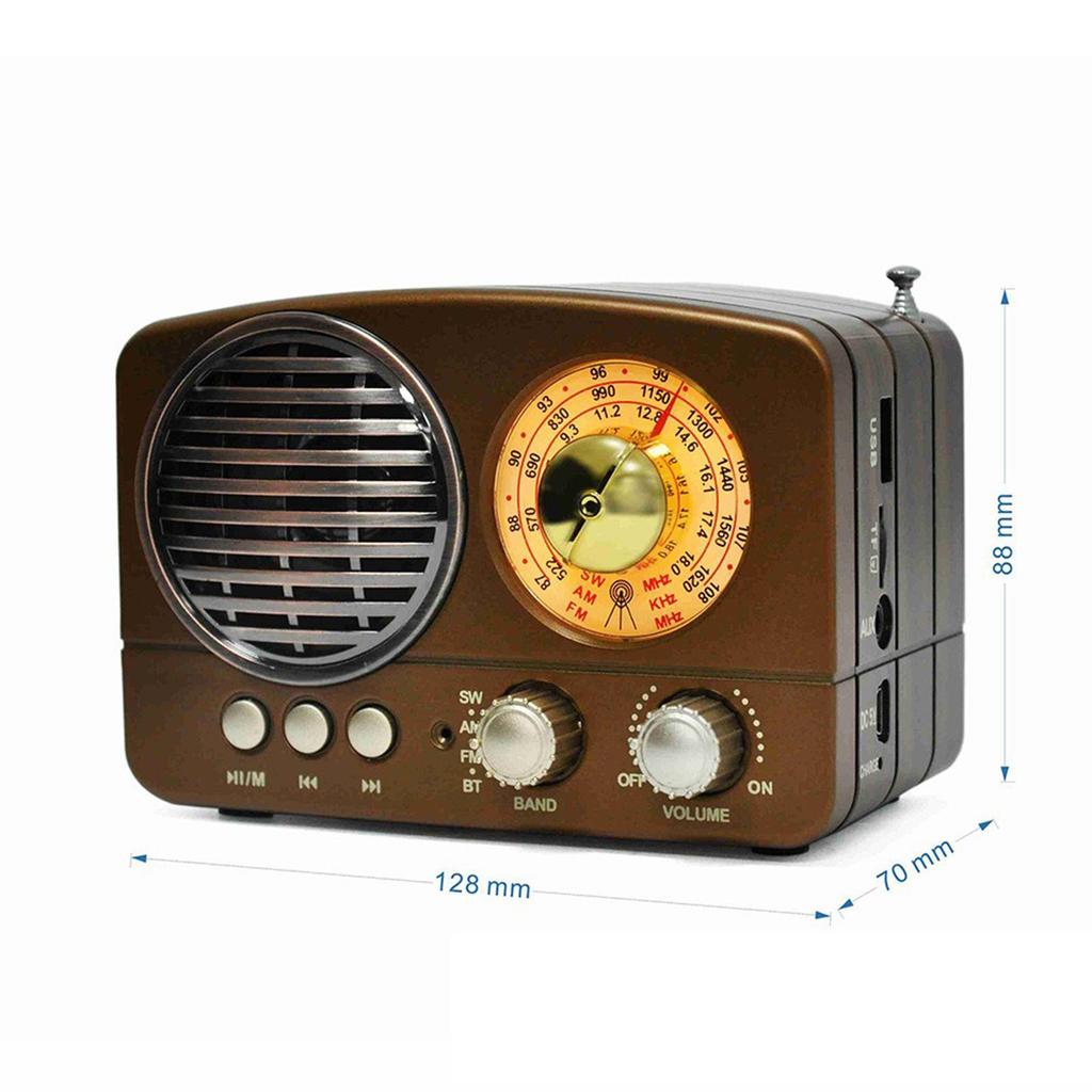 Dekoratives Radio im Retro-Stil Multifunktions-Musikplayer Bluetooth-Lautsprecher Radio