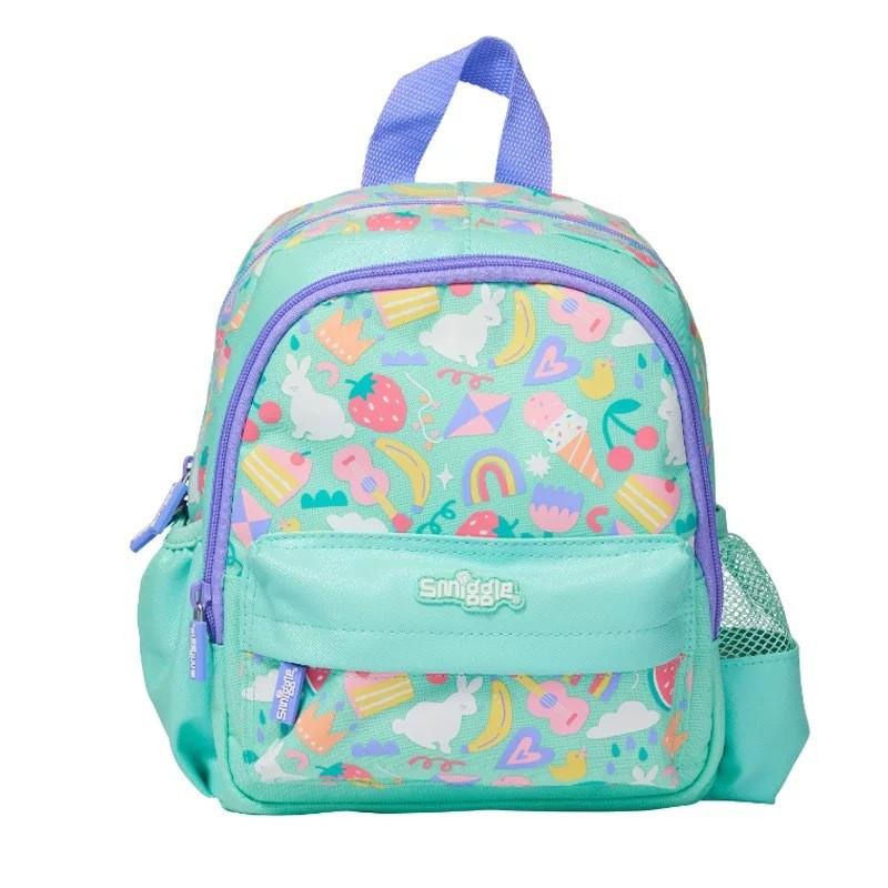 Zaino Smiggle per Bambini Animali per Bambini e Bambine della Scuola dell'Infanzia con Design in Tela Resistente Personaggi Speciali Inclusi