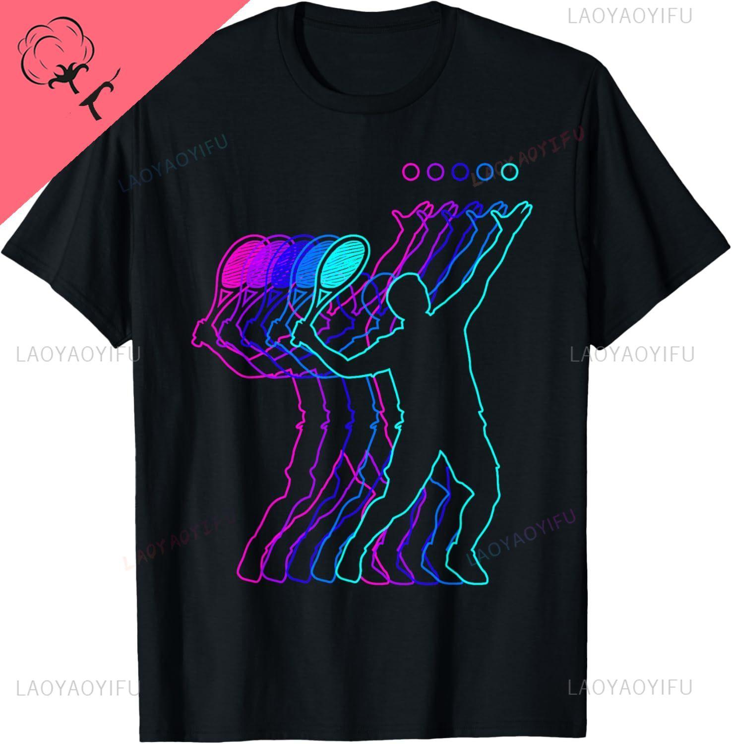 Tennis Player Gift Clothes for Boys Youth Men Kids Teens TShirt Vintage T Shirt Cotton Print on Demand Mens Clothing Camisas S