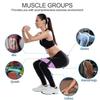 Yoga Band Durable Pull Band Hip Circle Anti-Slip Gym Fitness Resistance Band Exercises Elastic Band