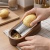 Wood Handle Chocolate Handheld Grater Stainless Steel Vegetable Shredder Cheese Grater  Grater Tool