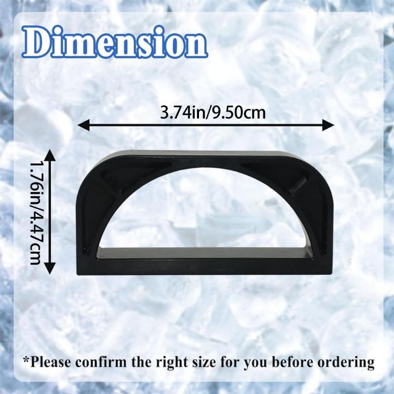 Commercial Grade Ice Scoops Organizer Shelf Slip Resistant Easy Installation Stand with Magnetic Adhesive Backing