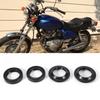 Front Damper Oil Fork Seals Dust Boots Wiper Kit Fits for Honda CB400 33x46x11mm