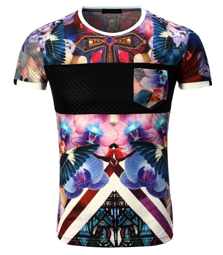 

Мужская модная футболка 1982 розовая футболка