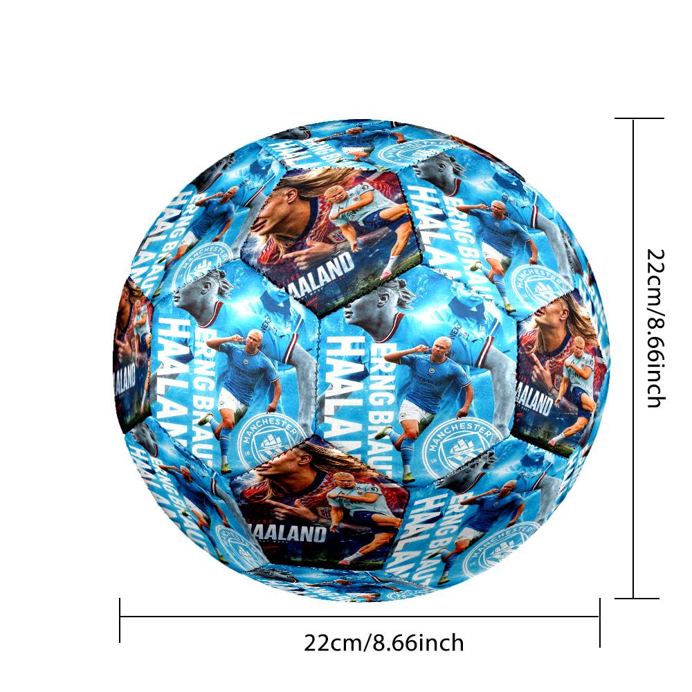 Haaland Manchester City Soccer Ball Size 5 Football Machine Sewn Indooroutdoor Universal Football Perfect Commemorative Gift For Soccer Lovers