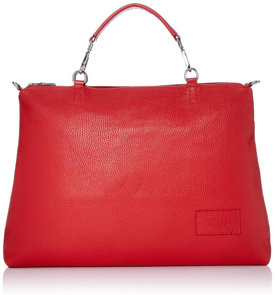 F8 Bag Leather Handbag L Red Edition In Red [Fabolsa] <Made Italy> F80011-022-001
