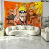 Anime NARUTO Wall Tapestry Aesthetic Wall Hanging Printed Fabric Blanket Decorative Tapestries for Bedroom Living Room Home Decor
