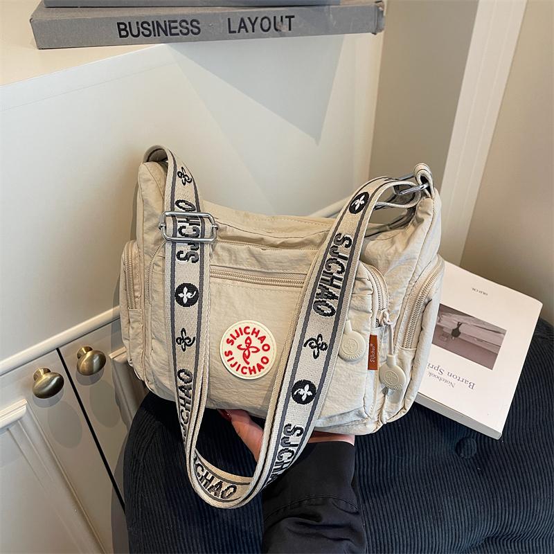 Multi-pocket Messenger Bags for Women Fashion Nylon Shoulder Bag Ladies Large Handbags Female Travel Shopping Tote Purse