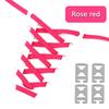 1 Pair Elastic No Tie Shoe Laces Anchors Flat Shoelace Lock Clip for Adults and Kids Tieless Shoelaces for Sneakers