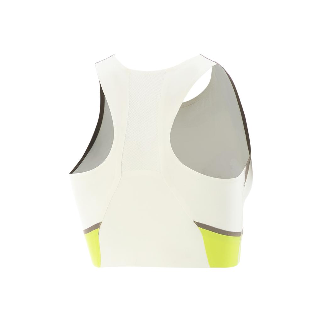 Li-Ning Comfortable Simple Versatile Color Block Breathable Sports Bra Women underwear Mother-Of-Pearl-White Palm-Brown Bamboo-Green AUBV038-1