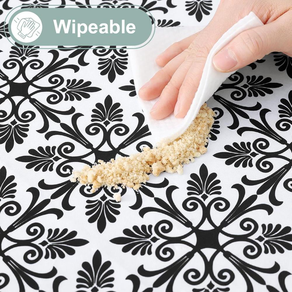 Rectangular Baroque Print Elastic Fitted Tablecloth Outdoor Fold Table Cover  Dinning Table