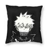 Double-Sided Printed Pillowcase Zipper Square Living Room Sofa Decorations My Hero Academia Katsuki Bakugo Cushion Cover