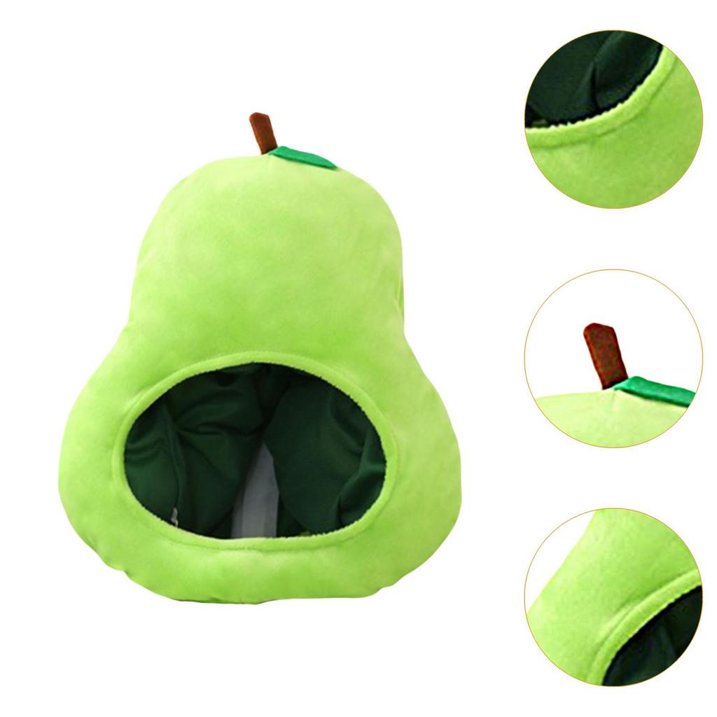 Fruit Headgear Full Cap Women Cute Headwear Creative Party Hat Plush Funny