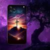 Art Bible Christian Cross Phone Case For iPhone 17,16,15,14,13,12,Pro,Max,Plus,E,SE4,Air,Mini Black Soft Box
