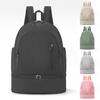 Waterproof Polyester Travel Backpack With Curved Shoulder Straps For Daily Use