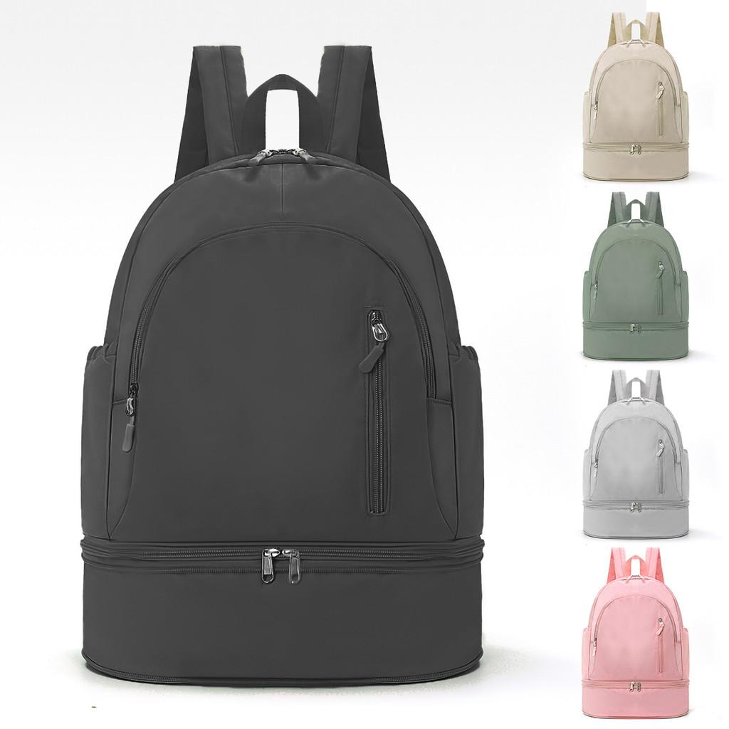 Waterproof Polyester Travel Backpack With Curved Shoulder Straps For Daily Use
