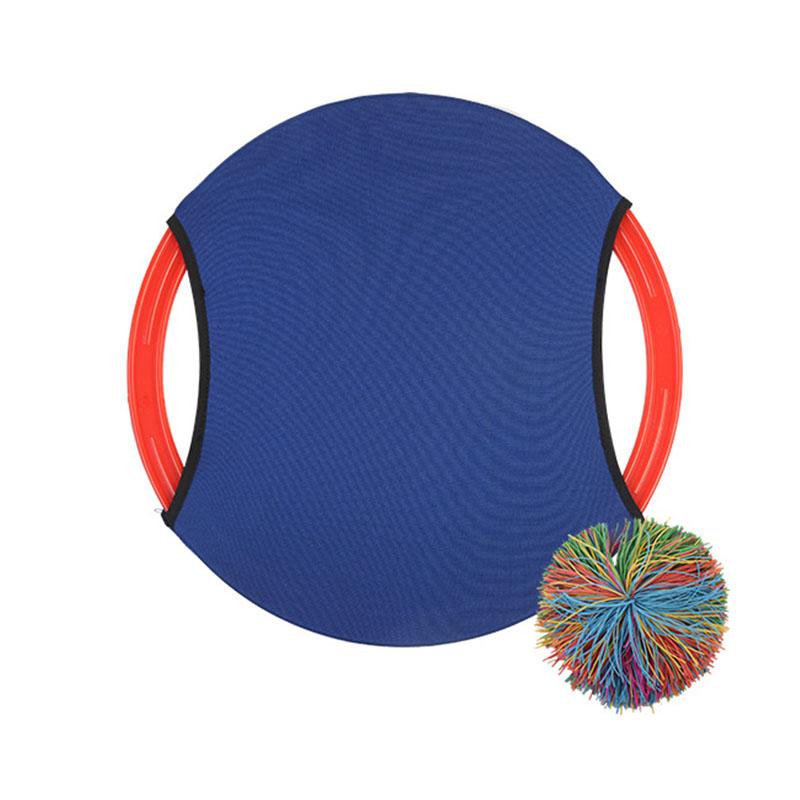 Non-Toxic Bouncing Circle Throwing Training Toys Kids Adult Outdoor Interactive Cooperative Games Elastic Paddle Ball Fun Game