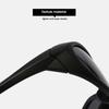 Polariscope Lenses Oval Sport Sunglasses Windproof Frame Ultra-lightweight Y2K Futuristic Eyewear Anti-glare Coating